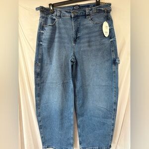 Scoop Barrel Carpenter Jeans Medium Wash size 12 NWT